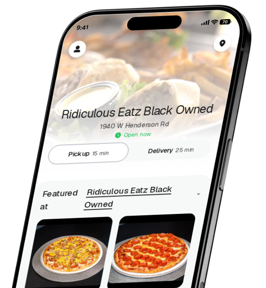 Ridiculous Eatz Black Owned app preview